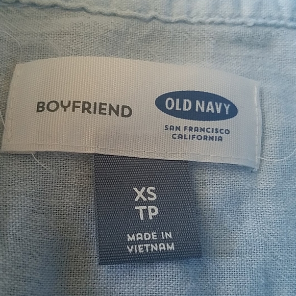 Old Navy Light Blue Flannel - Picture 3 of 6